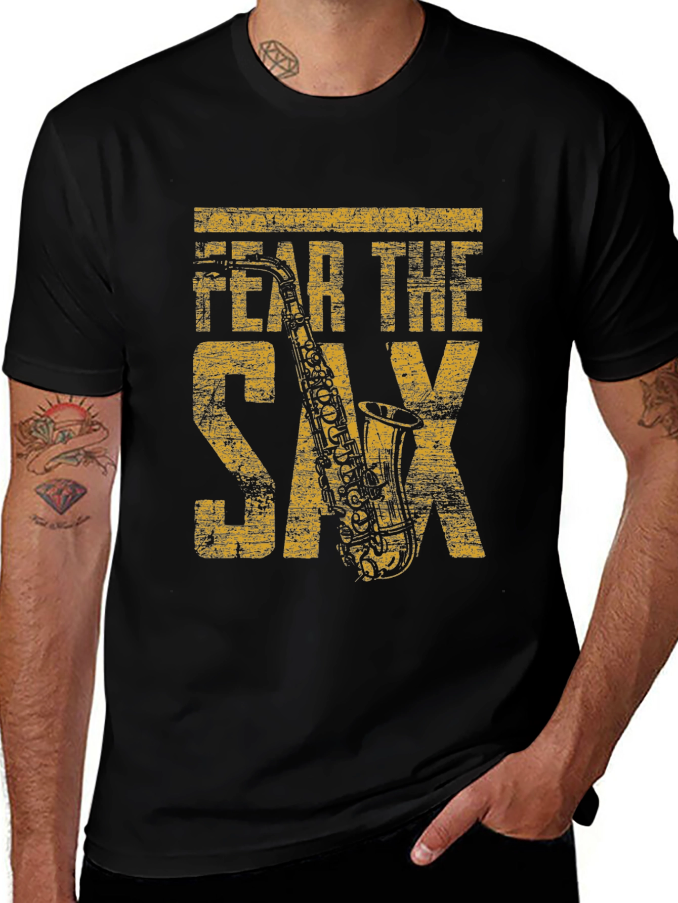 Fear the Sax T-Shirt - Musician Graphic Tee