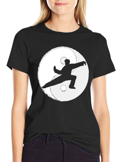 Yin Yang Martial Arts Black T-Shirt