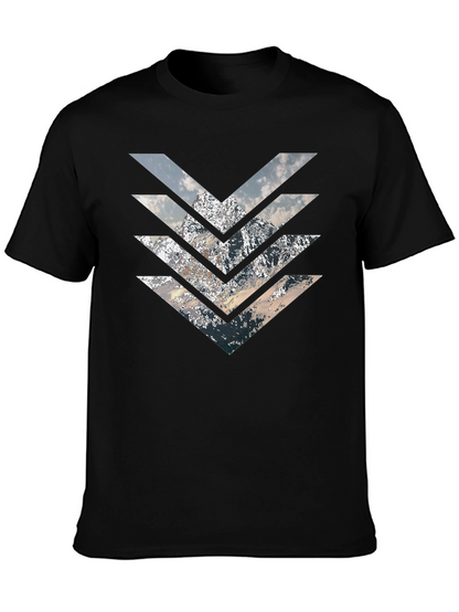 Mountain Arrow T-Shirt - Stylish Geometric Design