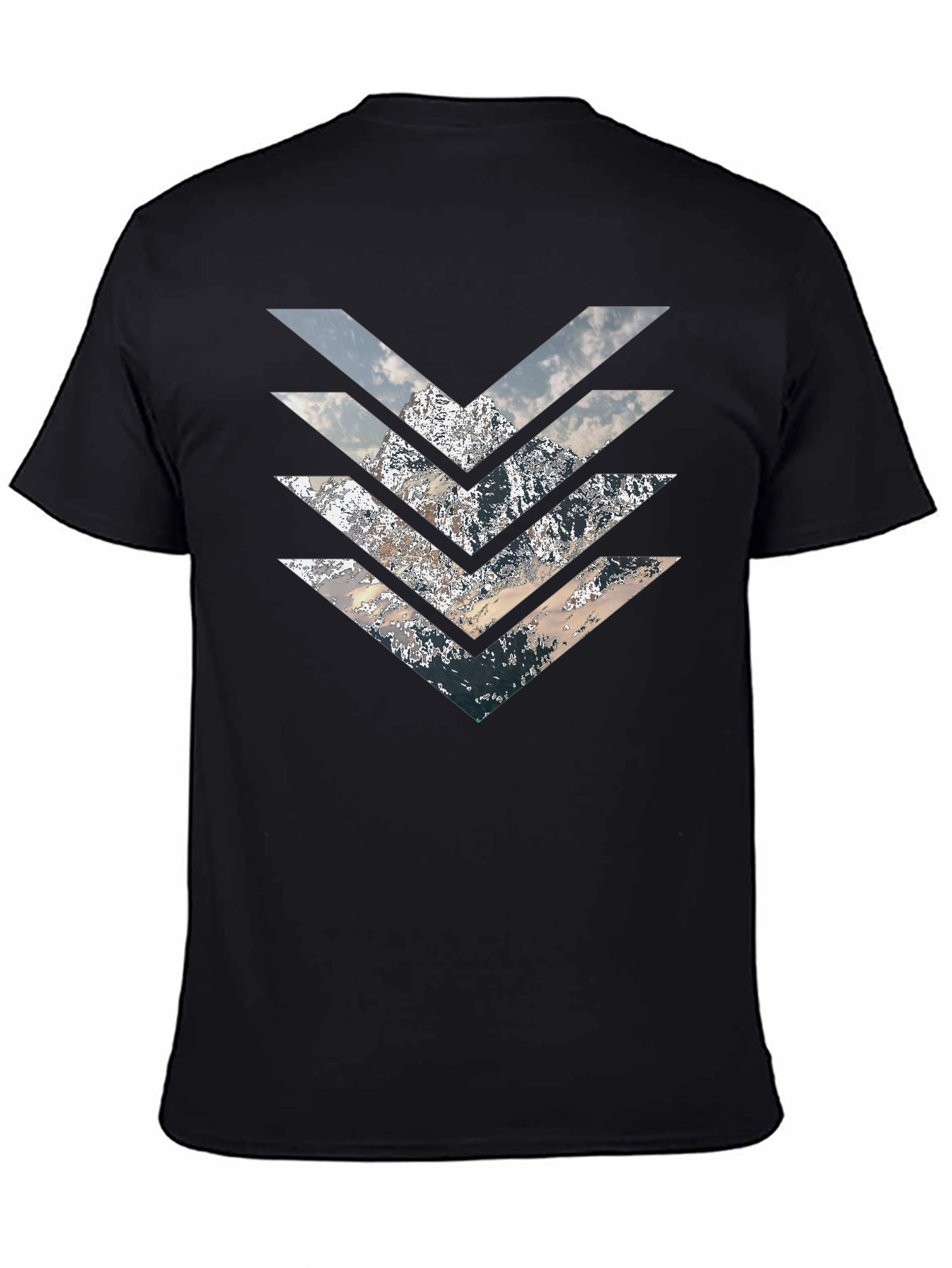 Mountain Arrow T-Shirt - Stylish Geometric Design
