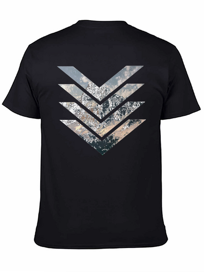 Mountain Arrow T-Shirt - Stylish Geometric Design