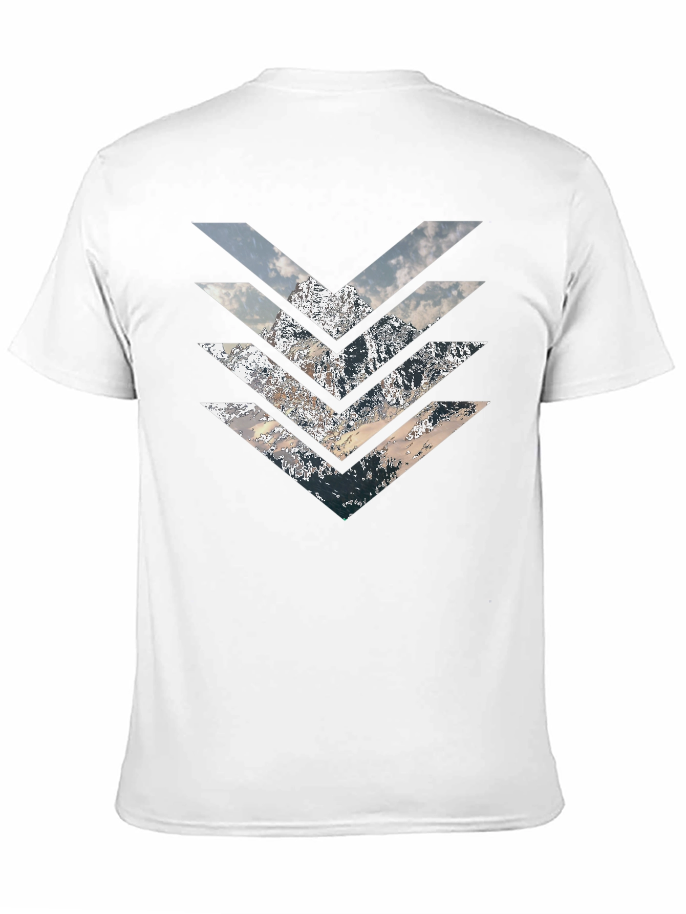 Mountain Arrow T-Shirt - Stylish Geometric Design