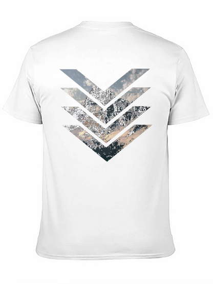 Mountain Arrow T-Shirt - Stylish Geometric Design