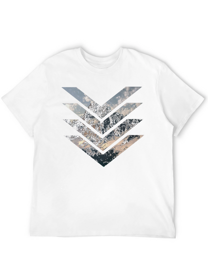 Mountain Arrow T-Shirt - Stylish Geometric Design