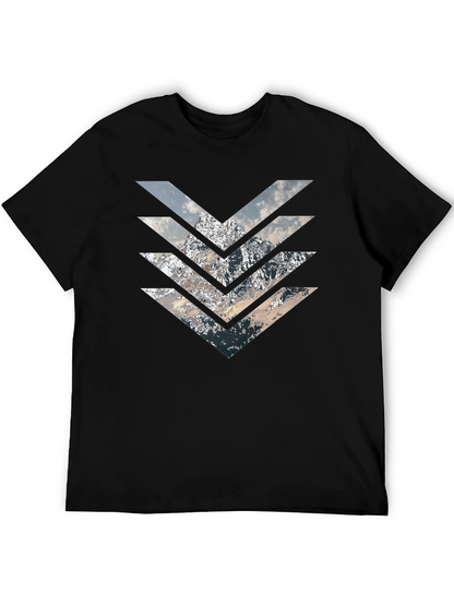 Mountain Arrow T-Shirt - Stylish Geometric Design