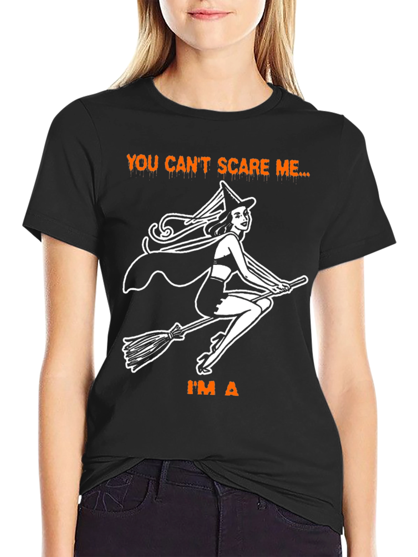 Halloween Witch Graphic Tee