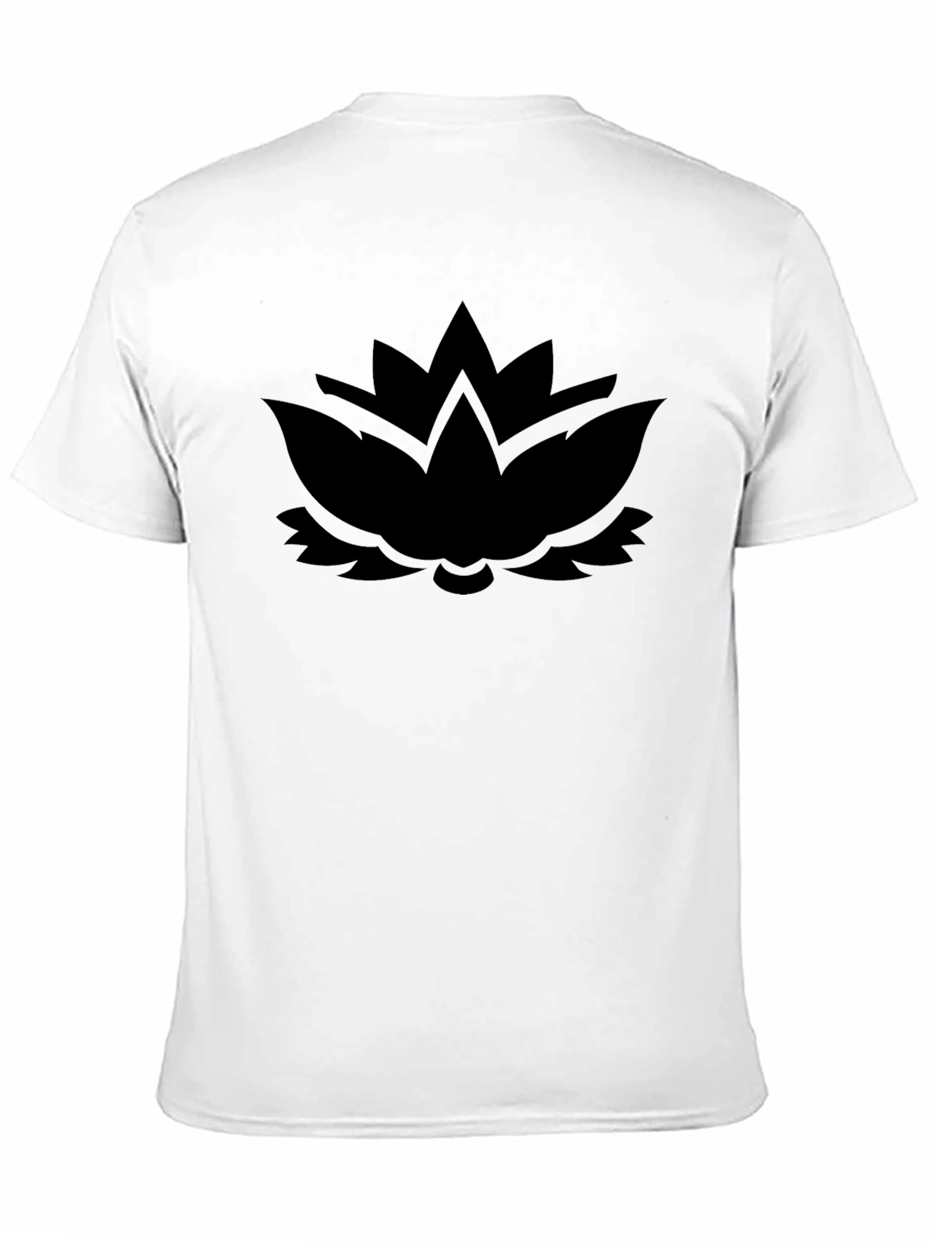 Black Lotus Graphic Tee - Modern Comfort