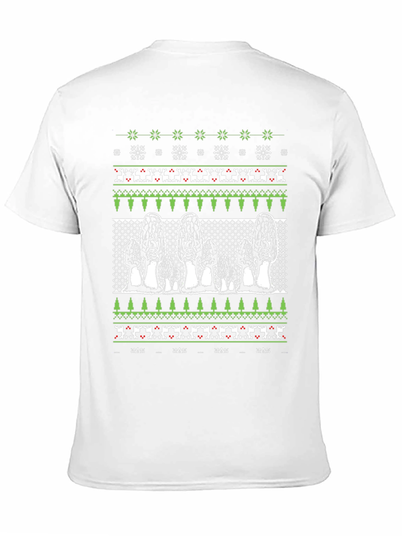 Morel Mushroom Ugly Christmas Sweater T-Shirt
