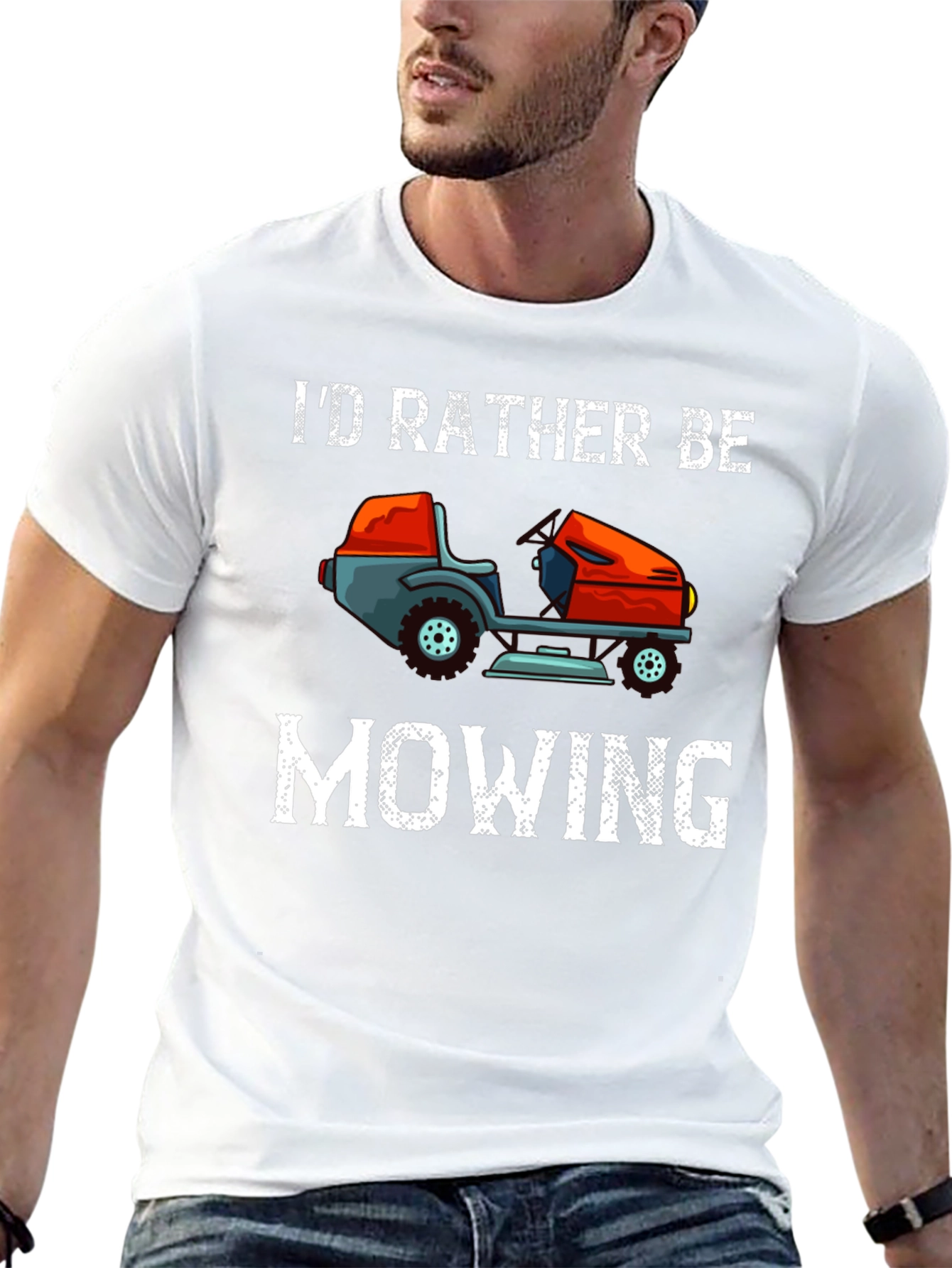 Id Rather Be Mowing T-Shirt