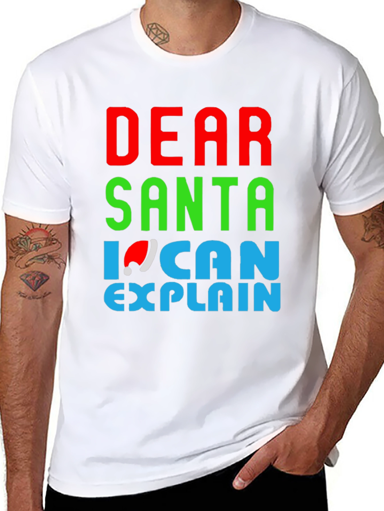 Dear Santa I Can Explain Christmas T-Shirt