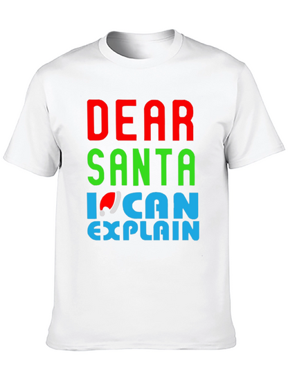 Dear Santa I Can Explain Christmas T-Shirt