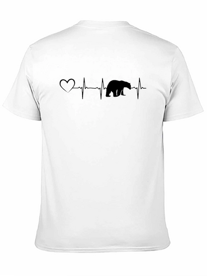Bear Heartbeat Graphic Tee