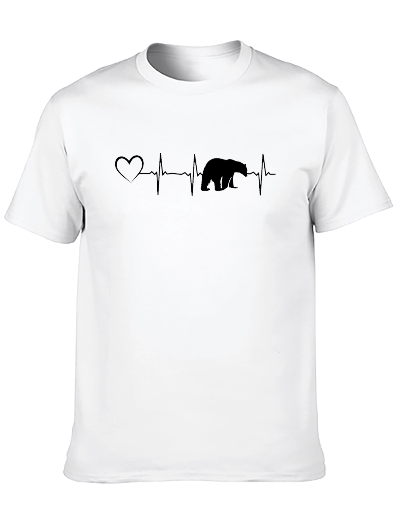 Bear Heartbeat Graphic Tee