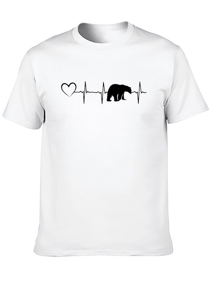 Bear Heartbeat Graphic Tee