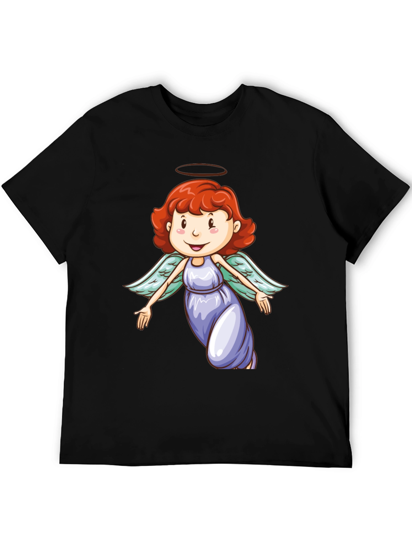 Angel Graphic Black T-Shirt