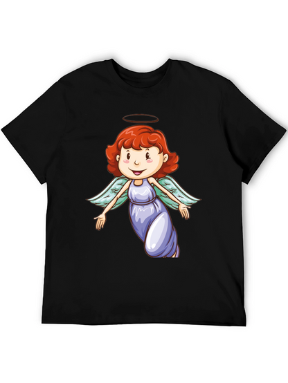 Angel Graphic Black T-Shirt