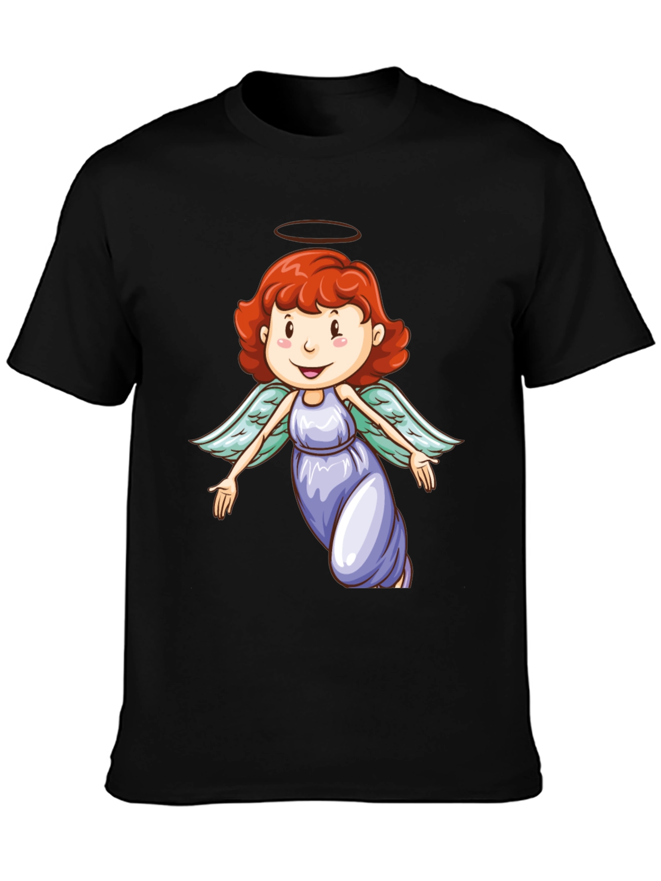 Angel Graphic Black T-Shirt