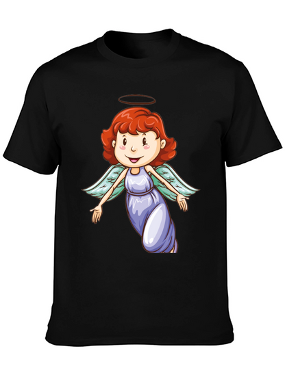 Angel Graphic Black T-Shirt