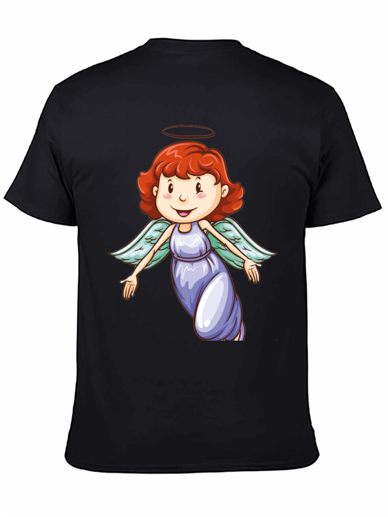 Angel Graphic Black T-Shirt