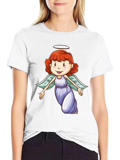 Angel Graphic Black T-Shirt