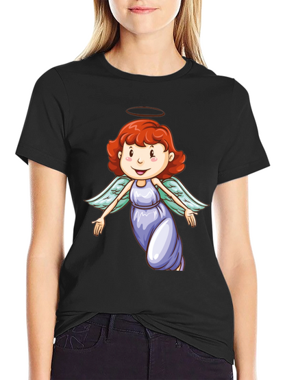 Angel Graphic Black T-Shirt