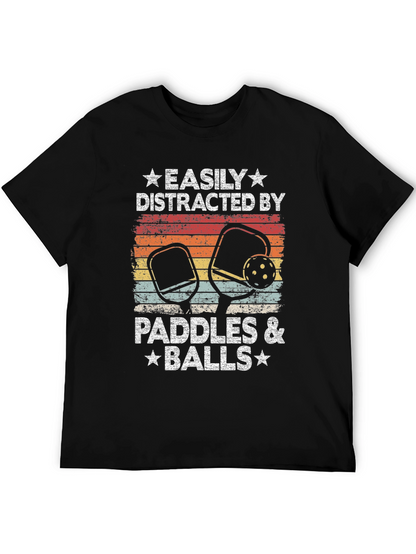Easily Distracted by Paddles & Balls T-Shirt
