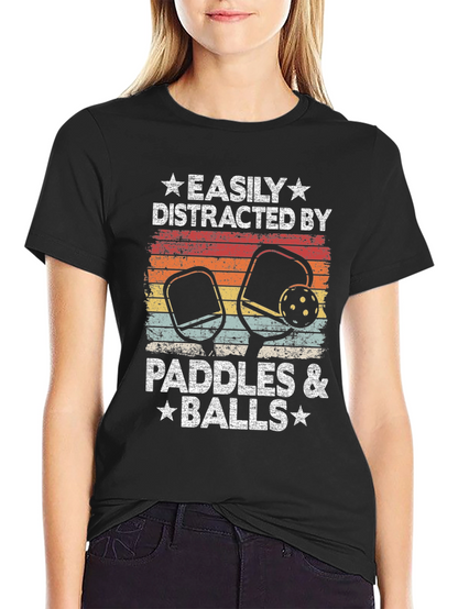 Easily Distracted by Paddles & Balls T-Shirt