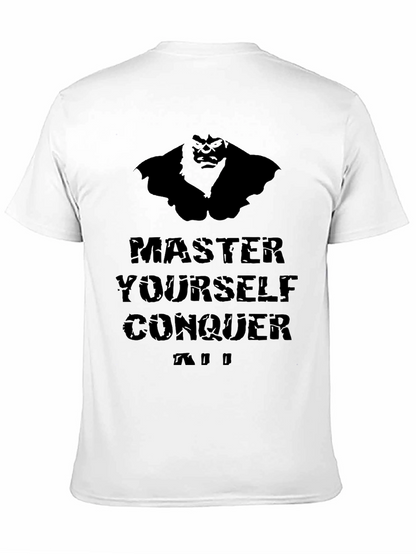 Master Yourself Conquer All Graphic Tee