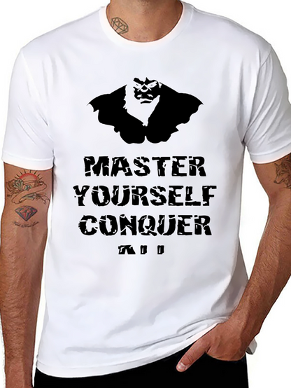 Master Yourself Conquer All Graphic Tee