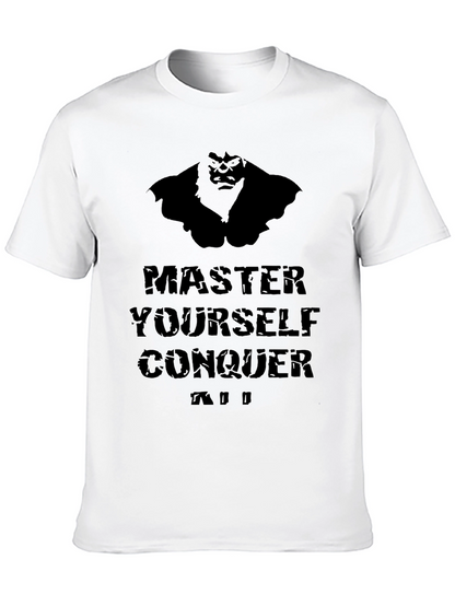 Master Yourself Conquer All Graphic Tee