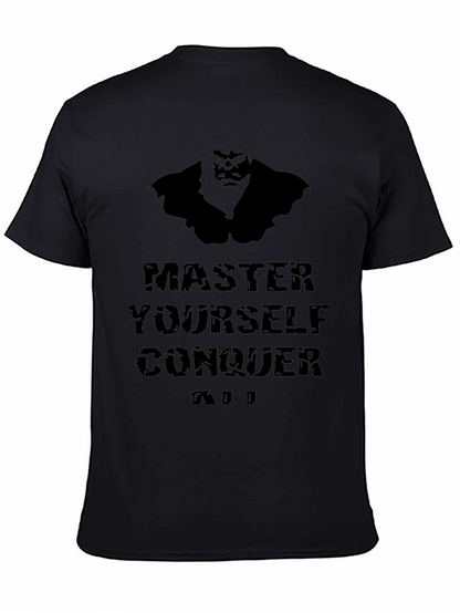 Master Yourself Conquer All Graphic Tee