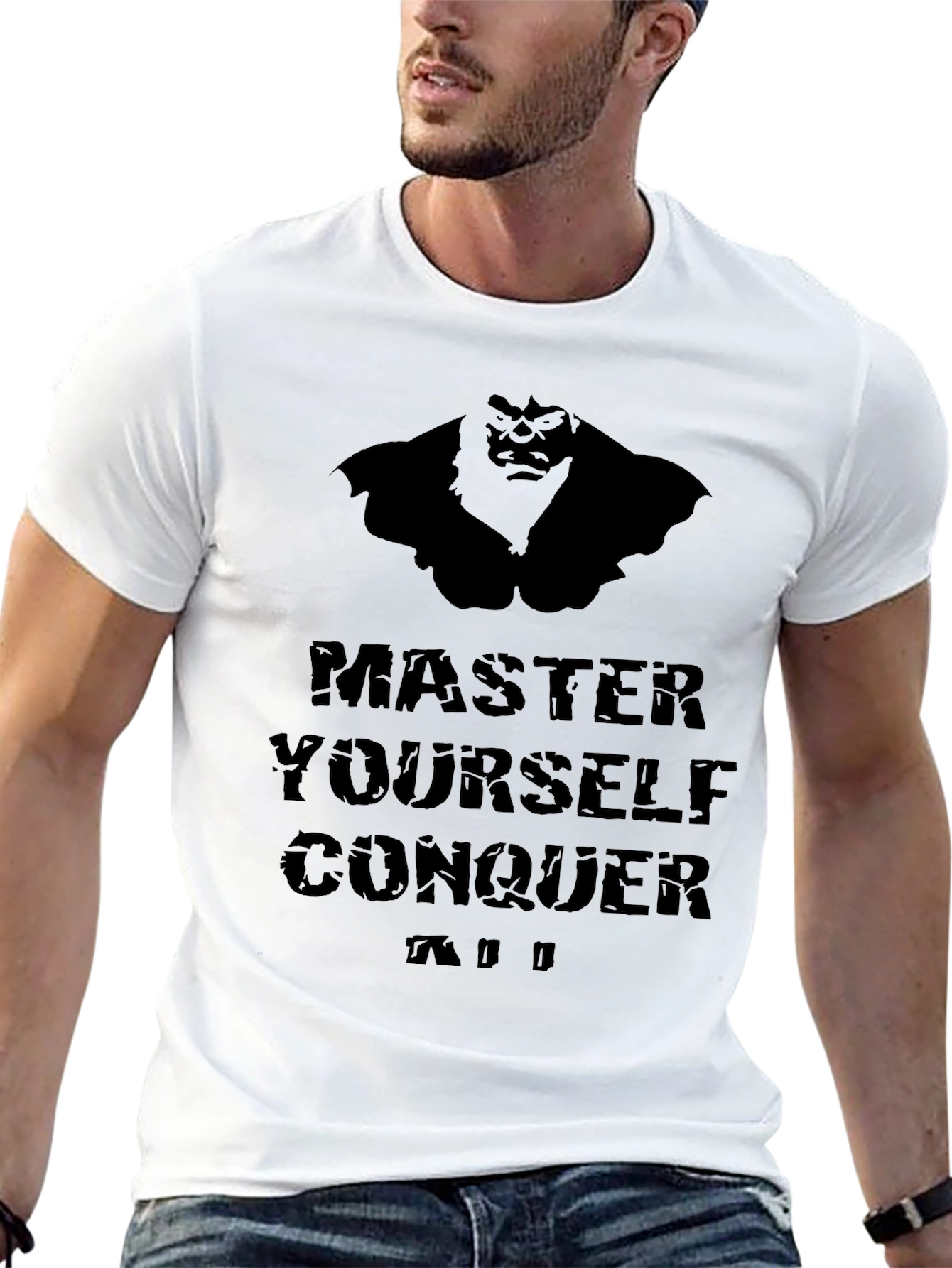 Master Yourself Conquer All Graphic Tee