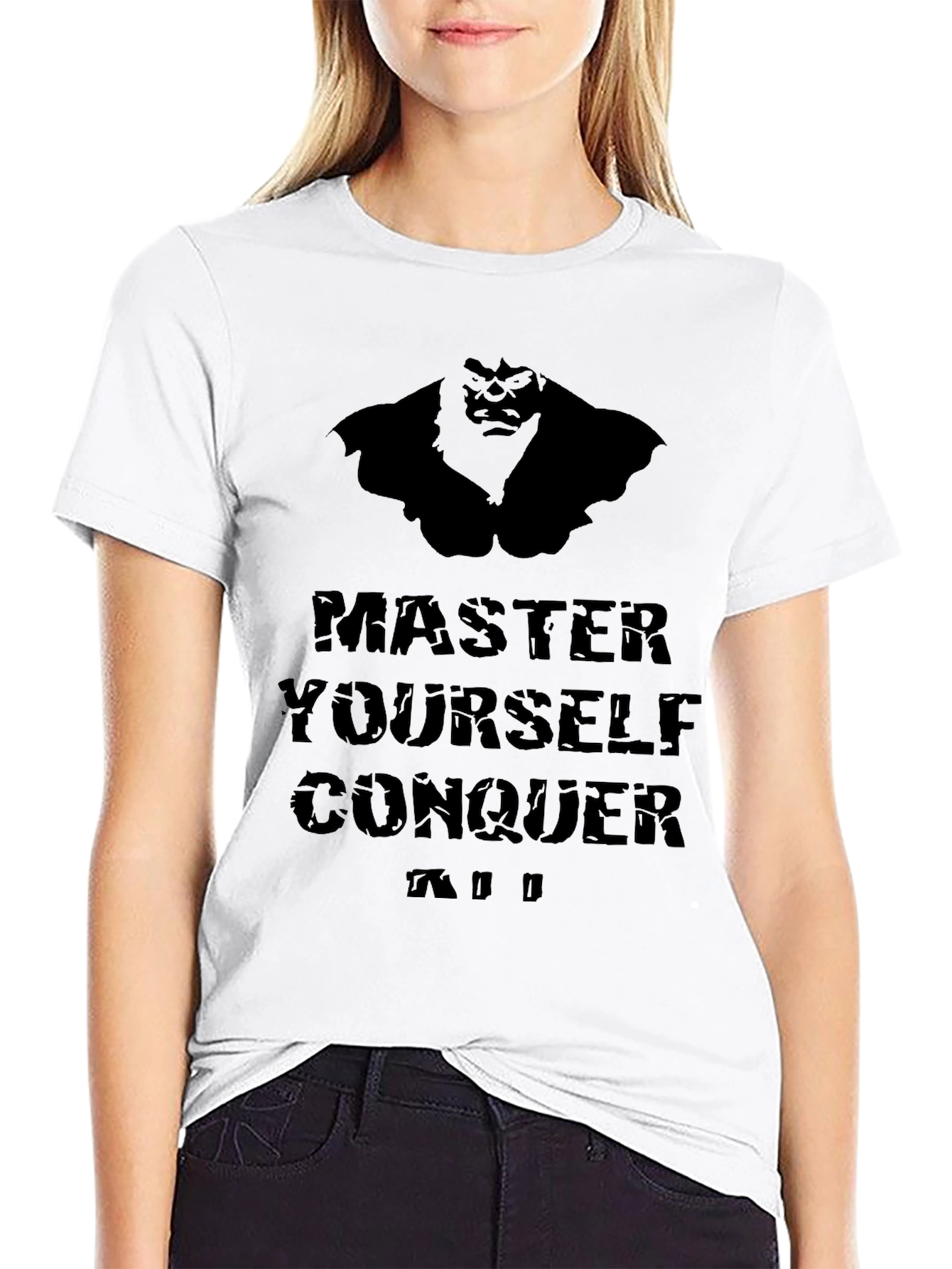 Master Yourself Conquer All Graphic Tee