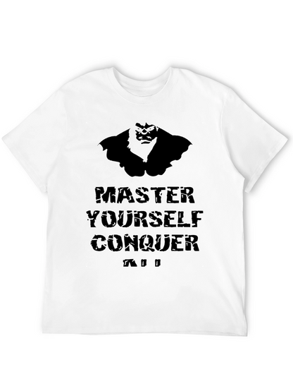 Master Yourself Conquer All Graphic Tee