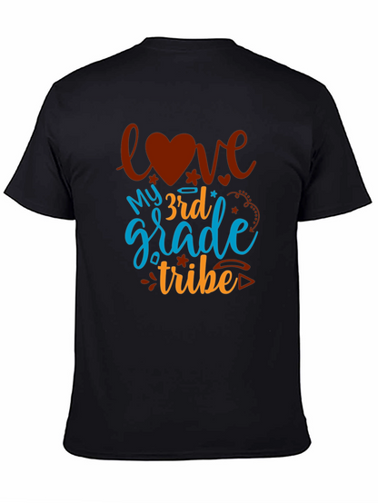 Love My 3rd Grade Tribe Black Tee