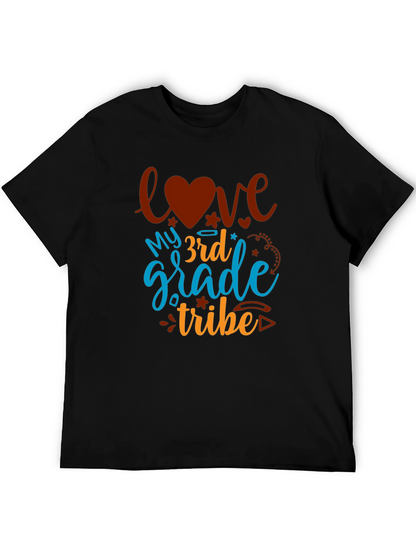 Love My 3rd Grade Tribe Black Tee