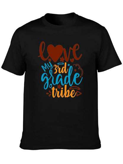 Love My 3rd Grade Tribe Black Tee