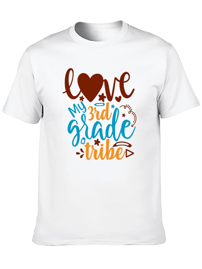 Love My 3rd Grade Tribe Black Tee