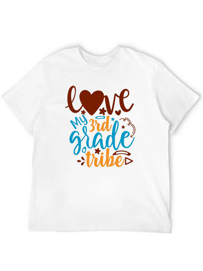 Love My 3rd Grade Tribe Black Tee