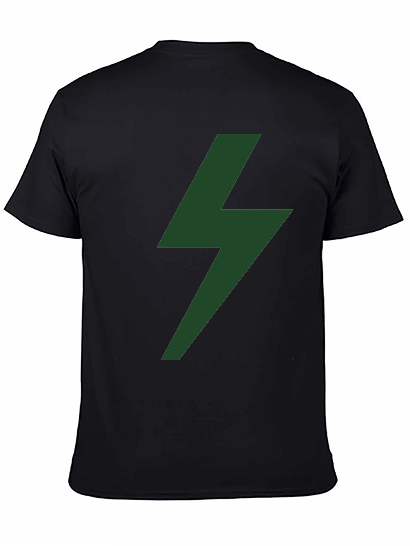 Lightning Bolt Graphic Tee - Black