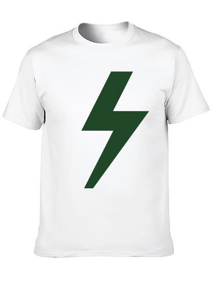 Lightning Bolt Graphic Tee - Black