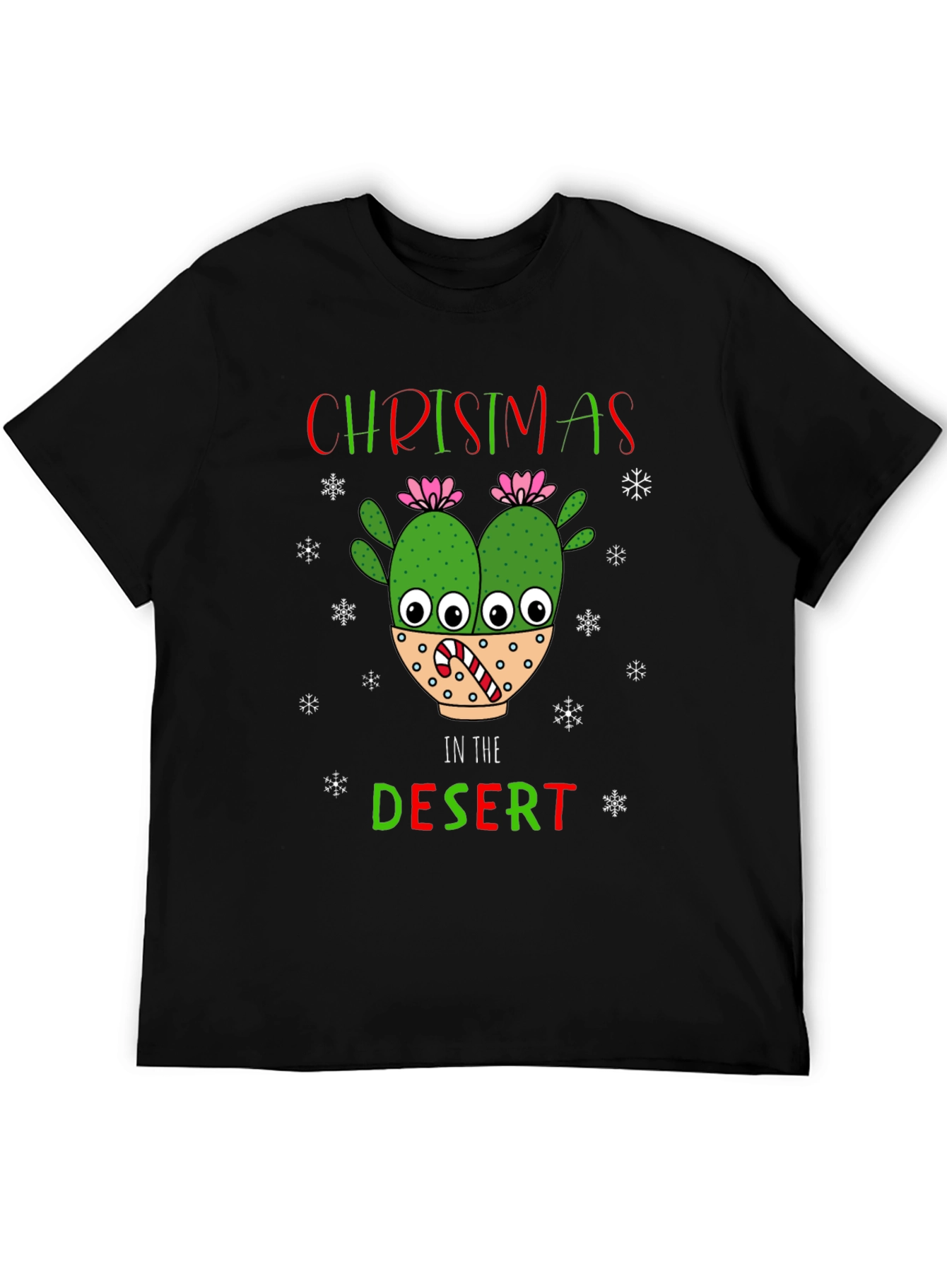 Christmas in the Desert Cactus T-Shirt