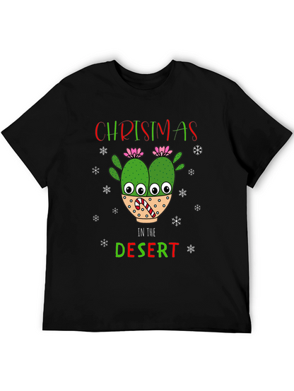 Christmas in the Desert Cactus T-Shirt