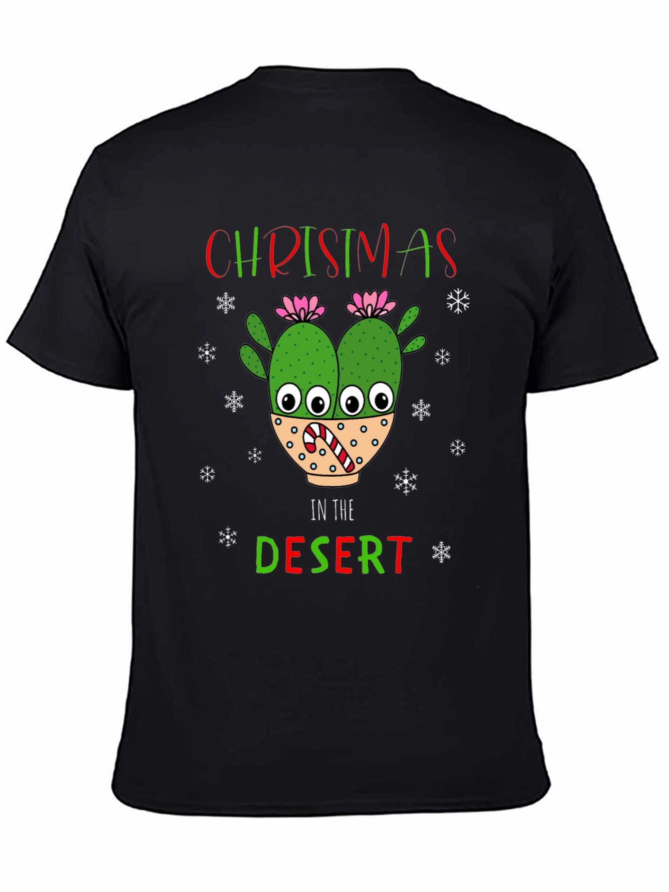 Christmas in the Desert Cactus T-Shirt