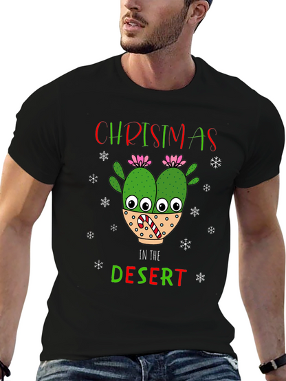 Christmas in the Desert Cactus T-Shirt