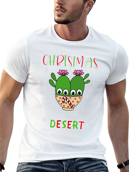 Christmas in the Desert Cactus T-Shirt