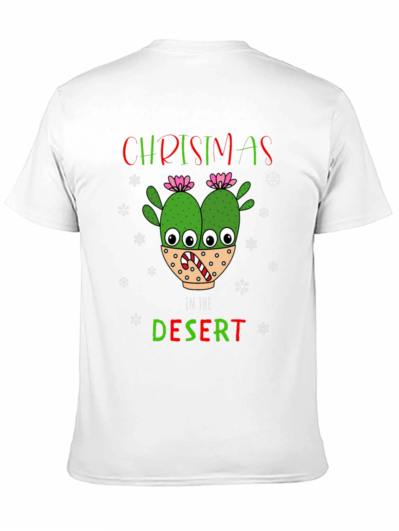 Christmas in the Desert Cactus T-Shirt