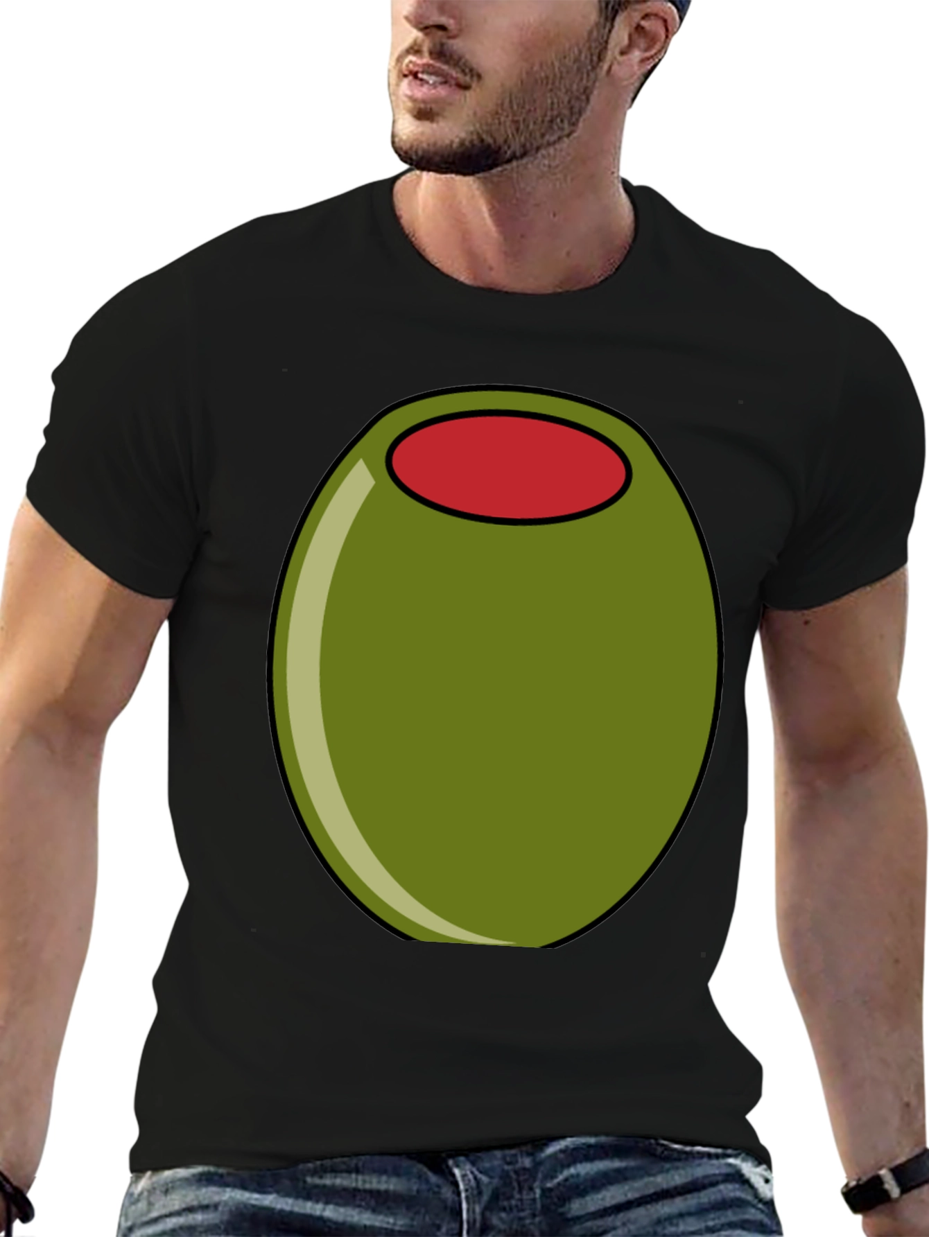 Olive Graphic Tee - Funny Food T-Shirt