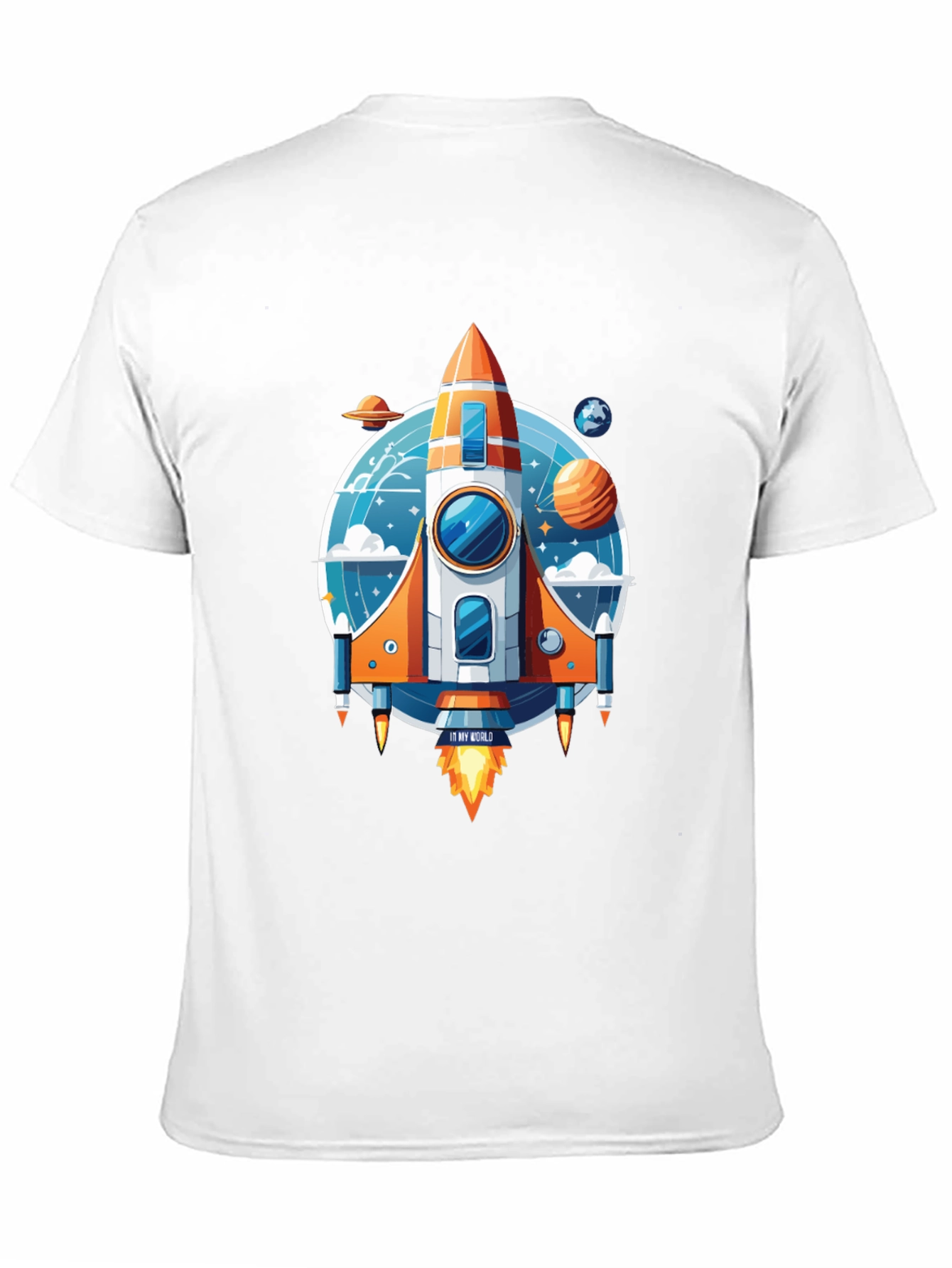 Rocket Ship Graphic T-Shirt