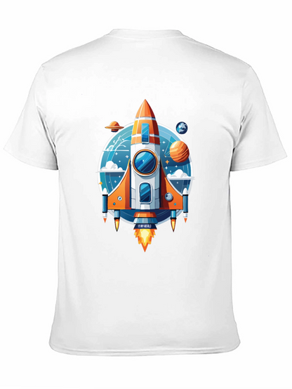 Rocket Ship Graphic T-Shirt